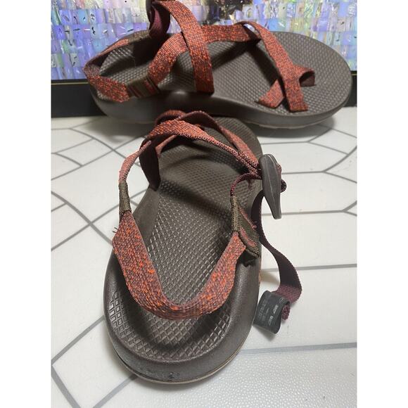 CHACO SANDALS Red Black MENS US SZ 12